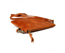 Load image into Gallery viewer, COGNAC LEATHER CROSSBODY BAG

